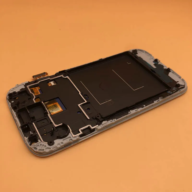 ЖК дисплей для SAMSUNG Galaxy S4 дигитайзер сенсорного экрана с рамкой 5 0 дюйма i9500 i9505 i9506