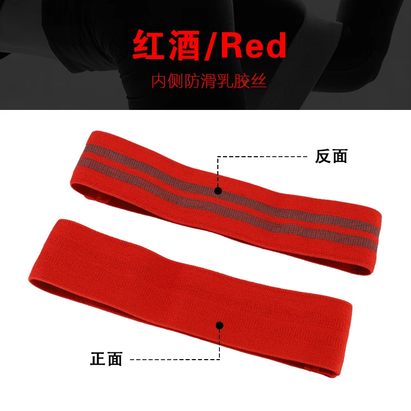 Red Спортивные Эспандеры для йоги, спортивные растягивающиеся ленты для упражнений, оборудование для тренировки, эластичные упражнения для фитнеса, устойчивые - Цвет: Red