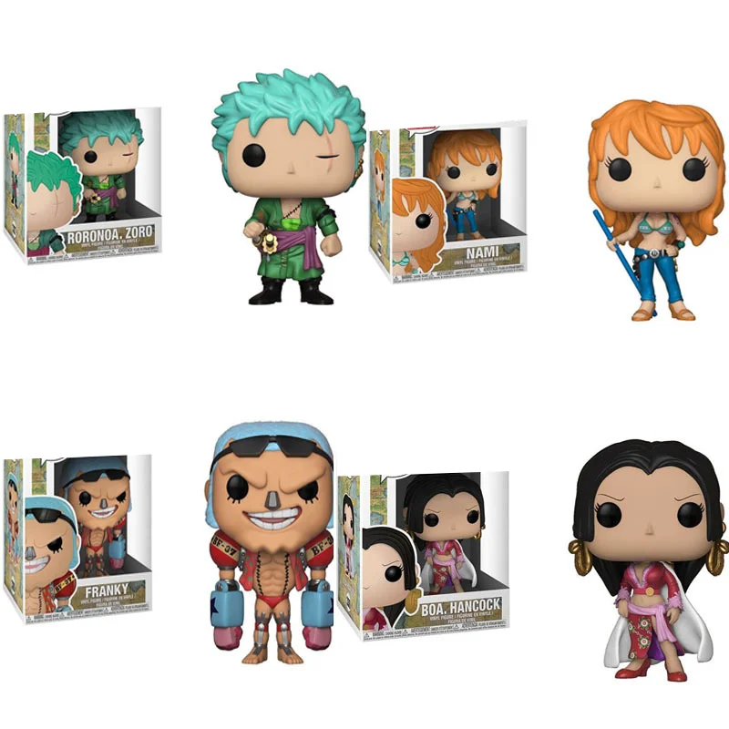 Funko Аниме ONE PIECE #98 ророноа Зоро #327 Nami #328 Franky #329 виниловая экшн-фигурка коллекция