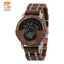 

Boxes With Natural Box Mens Quartz Men Wrist Black Wood Bands Wooden Watch Accessories