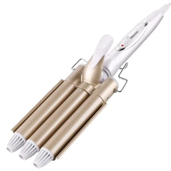 

2020 New Professional Hair Tools Curling Iron Ceramic Triple Barrel Hair Waver Styling Tools Hair Curling Irons Electric Curler