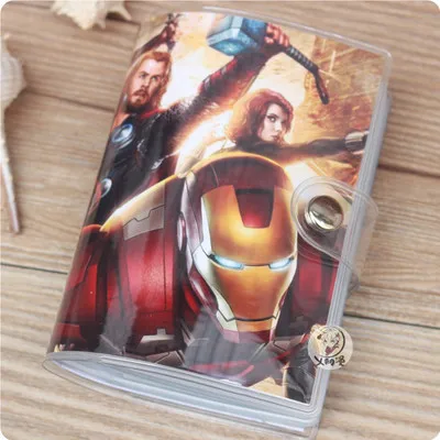 As shown 20 карт набор визитница многокарточная игра набор карт мультфильм аниме Marvel Мстители 7,5x10,5 см - Цвет: As shown