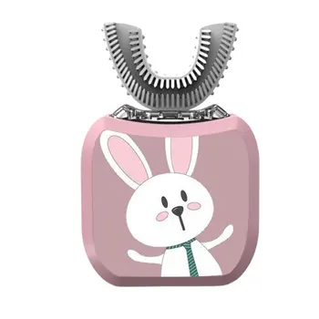 

Children's Electric Toothbrush U-shaped Smart Sonic Rechargeable Silicone Children's Electric Toothbrush
