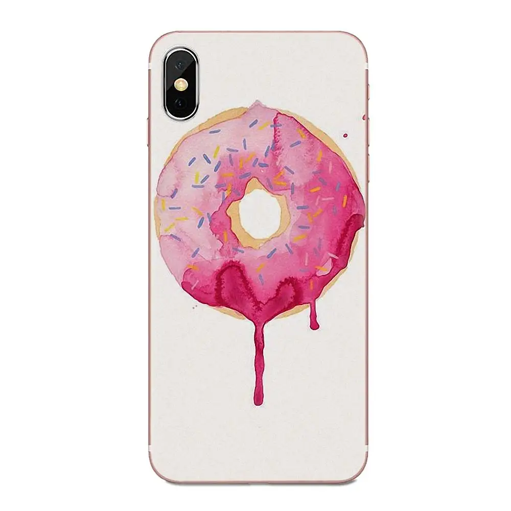 Пончики для huawei Honor mate Nova Note 20 20s 30 5 5I 5T 7C 8A 8X9X10 Pro Lite Play Дизайн Высокий чехол для телефона