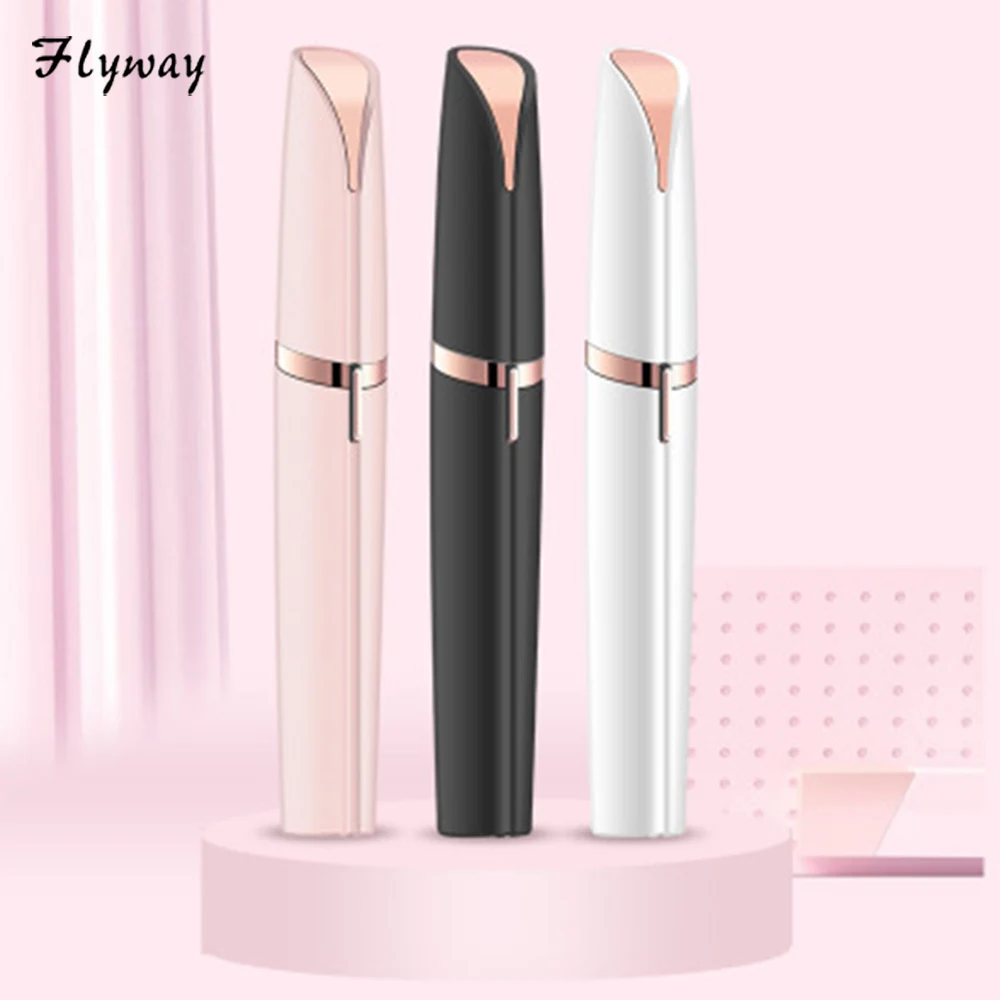 Popular Electric Eyebrow Shaping Knife Lipstick style rechargeable eyebrow repairer 3 Colors for Beauty Gifts Lady eyebrow trimm
