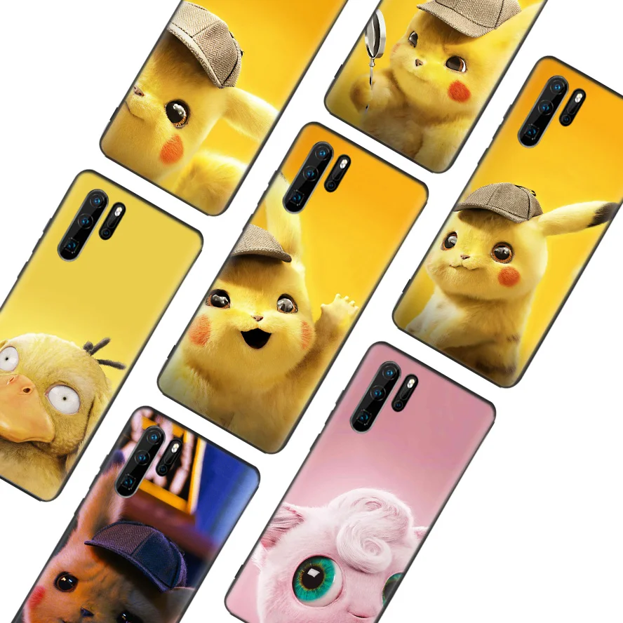Pikachue фильм черный чехол для телефона huawei mate 30 20 10 P30 P20 P10 Pro Lite P Smart Z роскошный Coque Shell