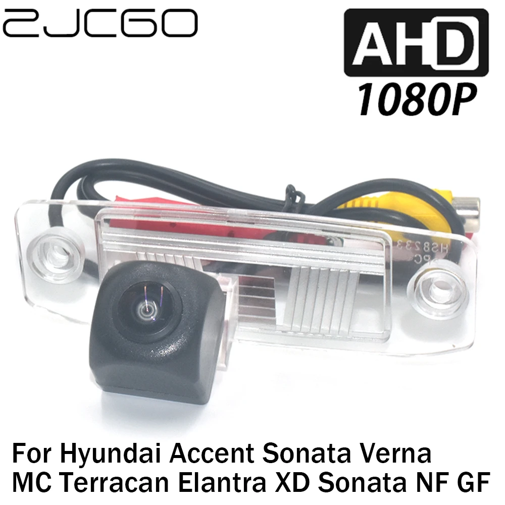 ZJCGO 자동차 후면보기 역방향 백업 주차 AHD 1080P 카메라 현대 악센트 소나타 Verna MC Terracan Elantra XD Sonata NF GF