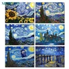 SDOYUNO 60x75cm DIY Oil Painting By Numbers Abtract Starry sky Frameless Paint By Numbers On Canvas Landscape Coloring By Number ► Photo 1/6