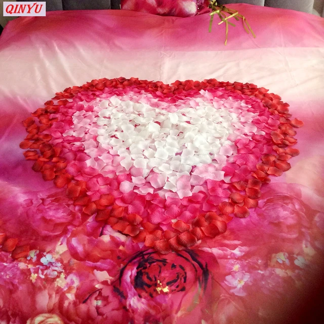 500-5000pcs Wholesale Wedding Rose Petals Decorations Romantic