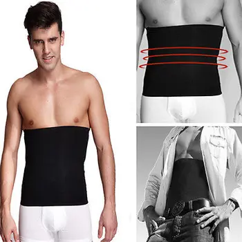 

New Fashion Men Abdomen Fat Burner Corset Beer Belly Body Shaper Slimming Waist Trimmer Belt