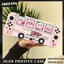 

Oled Protective Case for Nintendo Switch Case Shell Hard PC Dockable Protective Joycon Cover Switch Pink Decal Joycon Case Cover