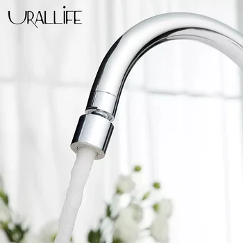 

Urallife Copper Water Faucet Bubbler Water Saving Tap 2 Modes Adjustable Shower Bubble 360-Degree Swivel Nozzle Water Aerator
