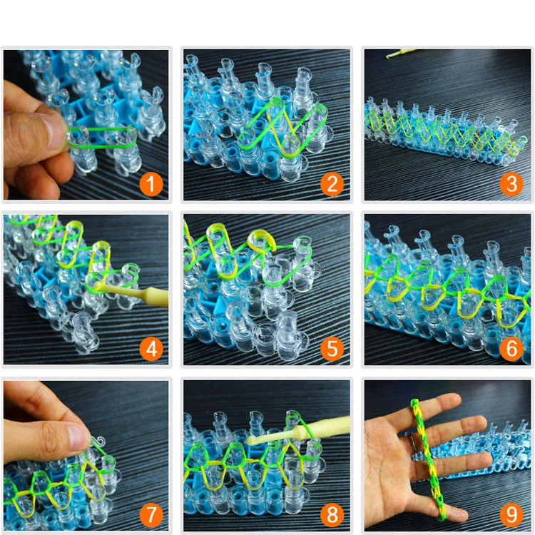 Игрушки «сделай сам», браслет из резиновых полос для детей, резинки для волос, ремешки для тканых браслетов, Рождественский подарок