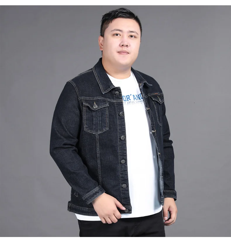 10XL 8XL 6XL 5XL весенне-осенняя мужская джинсовая куртка, модная мужская куртка-бомбер, тонкая рваная джинсовая куртка, мужские ковбойские джинсовые куртки