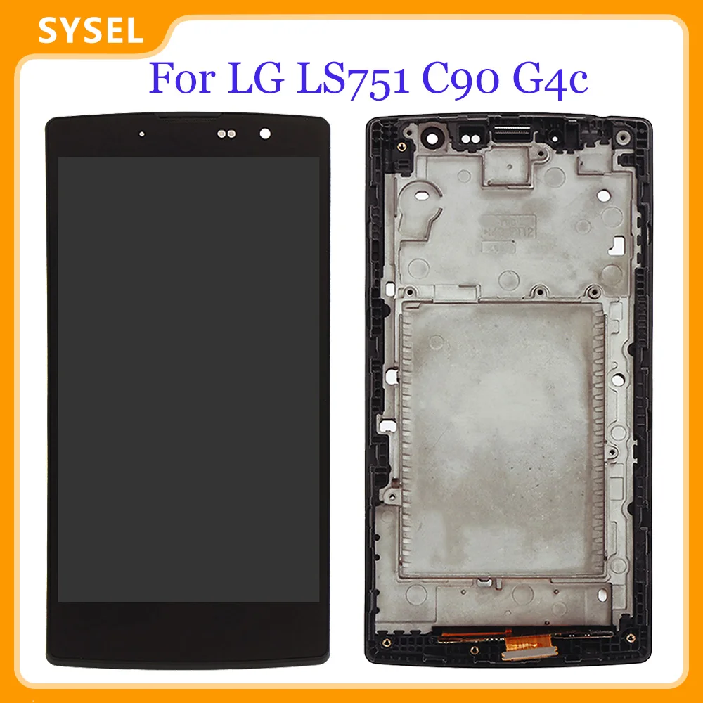 Рамка ЖК для LG LS751 C90 G4c H520Y H525N H22 H502 H500 ЖК-дисплей дигитайзер экран сенсорная панель