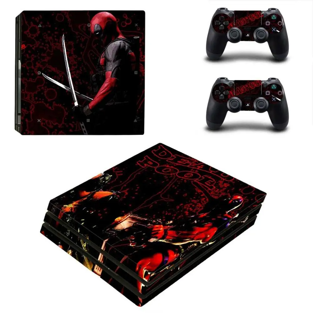 YSP4P-0421 Дэдпул PS4 Pro наклейка s Play station 4 кожа Наклейки Обложка для playstation 4 PS4 Pro консоль и контроллер Скины Виниловые - Цвет: YSP4P-0421