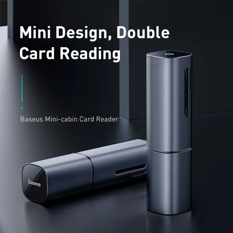 Baseus Card Reader USB 3.0 Type C to SD Micro SD TF Adapter For Laptop Accessories OTG Cardreader Smart Memory SD Card Reader