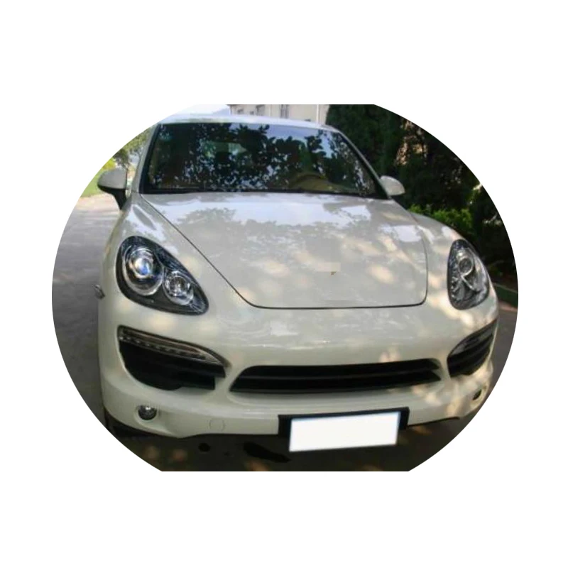 Передние фары стеклянная лампа абажур крышка лампы прозрачная маска для Porsche Cayenne