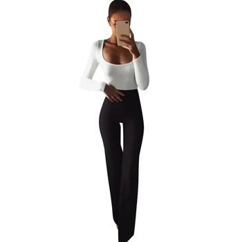 

Straight Flared Pants High Elastic Slim Slimming OL Temperament Wide Leg Pants Casual Pants Red XL New