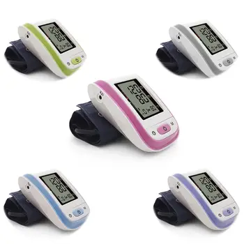 

Medical Upper Arm Sphygmomanometer Blood Pressure Meter Backlight Monitor Heart Rate Pulse Measuring Instrument BP Larger Cuff