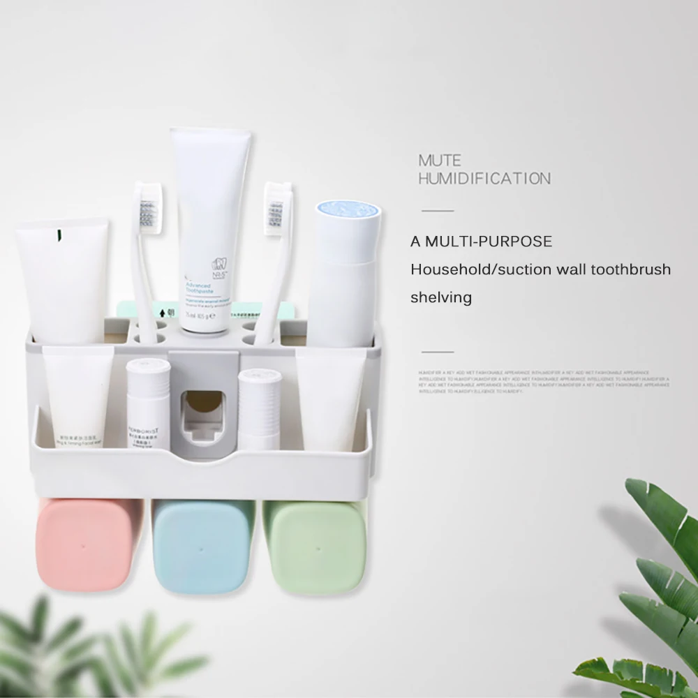 Держатель для зубных щеток, автоматический дозатор для зубной пасты, набор аксессуаров для ванной комнаты