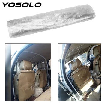 

YOSOLO Interior Taxi Driver Cab Isolation Film Transparent Anti-droplet Protective Film Safety Car Protection Partition Screen