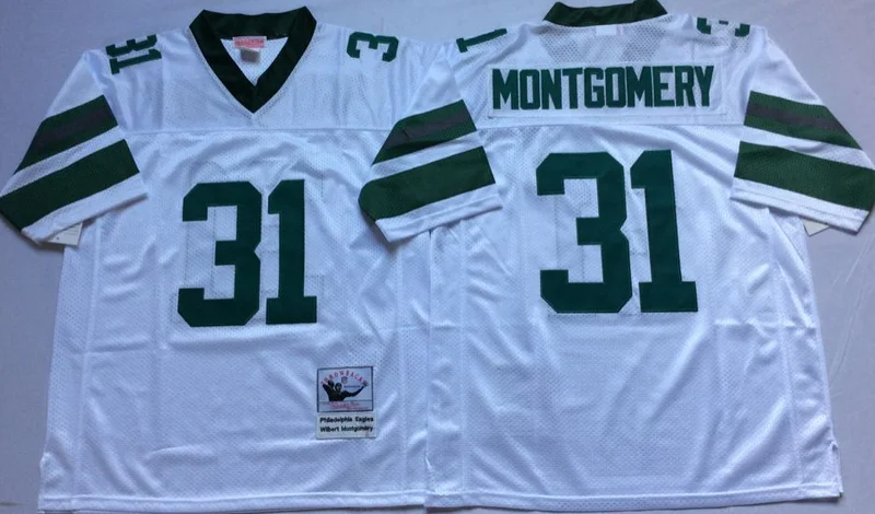 Stitiched, Philadelphia s, Reggie White, Randall Cunningham, Jerome коричневый, Joyner Green, возврат для мужчин, Настоящее фото Джерси - Цвет: Армейский зеленый
