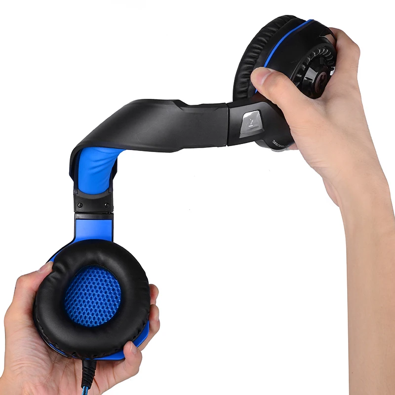 Wired A20 Gaming Headset LED Light Stereo Professional Computer Game Headphones Bass Mic For PS4 PC Xbox One X