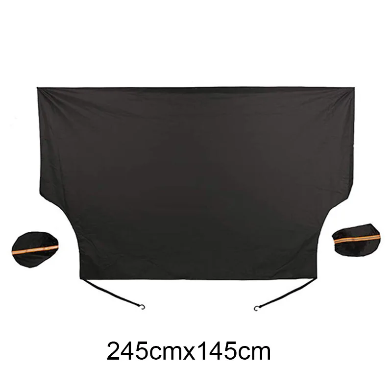 Ветровое стекло автомобиля снежное покрытие солнцезащитный козырек защита от снега Защита от солнца V6 - Цвет: 245cmx145cm