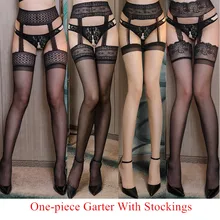 7 видов стилей, сексуальные цельные чулки и подвязки, женские кружевные подвязки, чулки до бедра, женские черные нейлоновые колготки