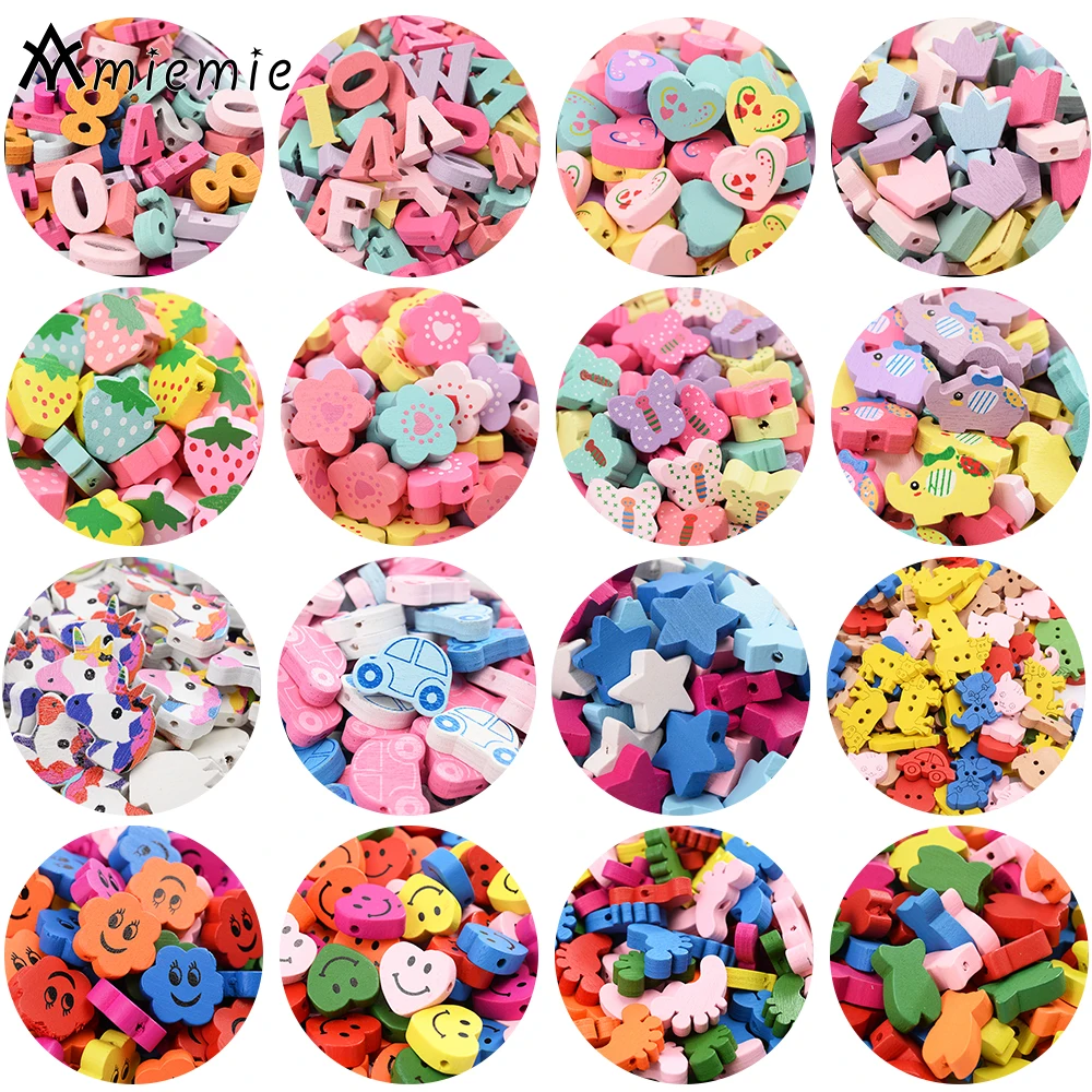 Бусины в форме букв алфавита деревянные 50 шт./лот | Украшения и аксессуары