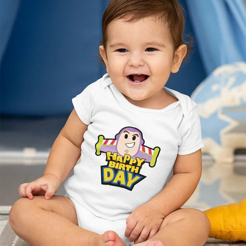 

Disney Bebe Toy Story Clothes Newborn Bodysuit Cartoon Funny Ropa De Bebe Fashion Toddler Clothes Summer Cute Girl Romper