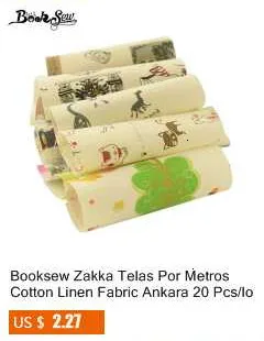 Booksew в африканском стиле Анкара Ткани в стиле пэчворк 2 шт./партия 40 х 50 см хлопковая прошитая Материал Tecido Tissu Tida ткани цветочный Tecido