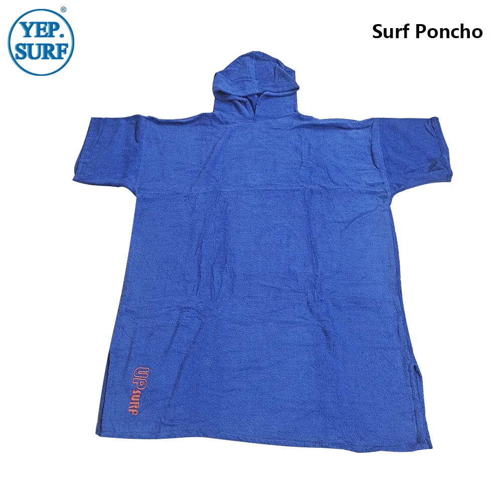 2021 New Surf Poncho Blue/Black Color Wetsuit Changing Robe Poncho with hood for Swim, Beach sports 100% cotton oversize adult 2021 loose puffer jacket hooded female oversize warm winter coat hood korean women thicken short parka cotton harajuku outfits