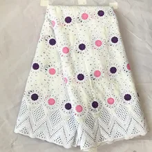 100%cotton lace fabrics dubai fabric with stones high quality tissu dentelle broderie lace swiss voile lace fabric 5yards/lot