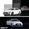 1:32 AUDI A7 Coupe Alloy Car Model Diecasts & Toy Vehicles Metal Toy Car Model High Simulation Sound Light Collection Kids Gift 6