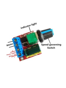 5A 90 Вт PWM 12 В контроллер скорости двигателя постоянного тока модуль DC-DC 4,5-35 в Регулируемый регулятор скорости переключатель регулятора 24 В