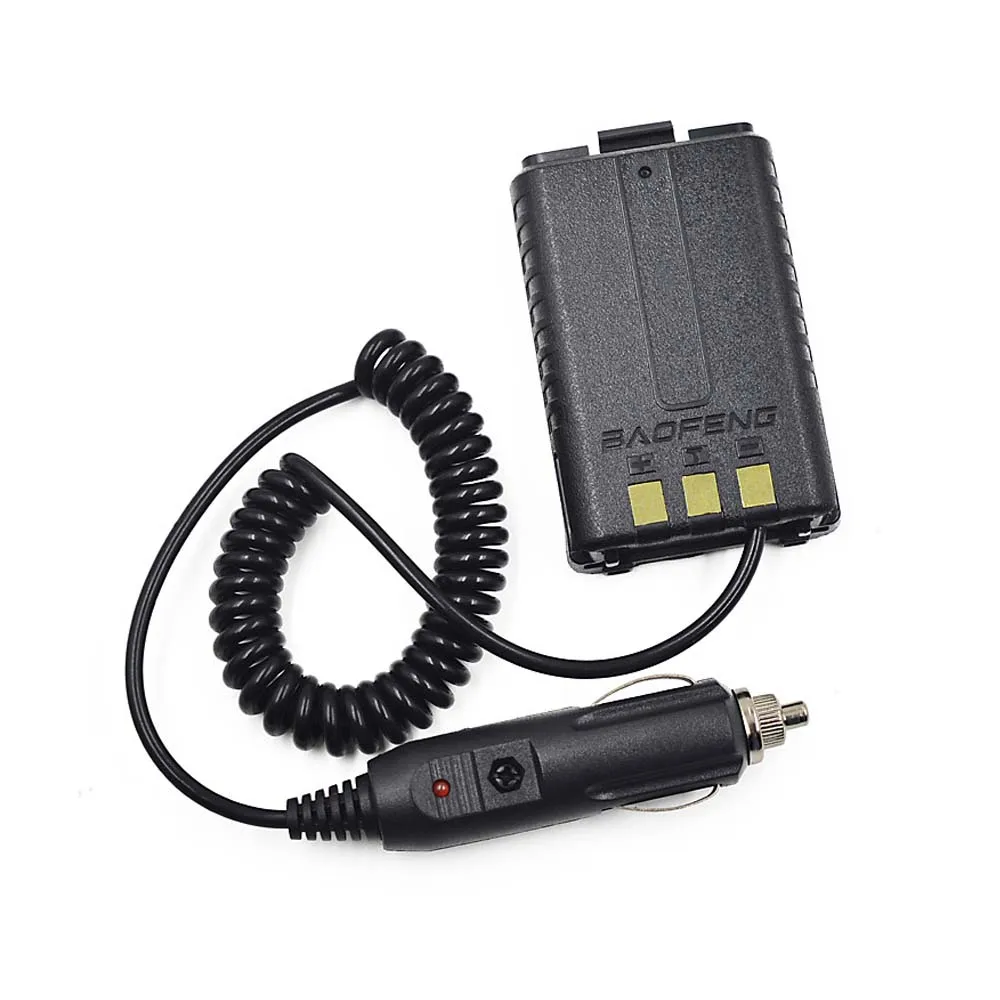 Baofeng 12V автомобильное зарядное устройство адаптер батареи для Baofeng Walkie Talkie UV5R двухстороннее радио