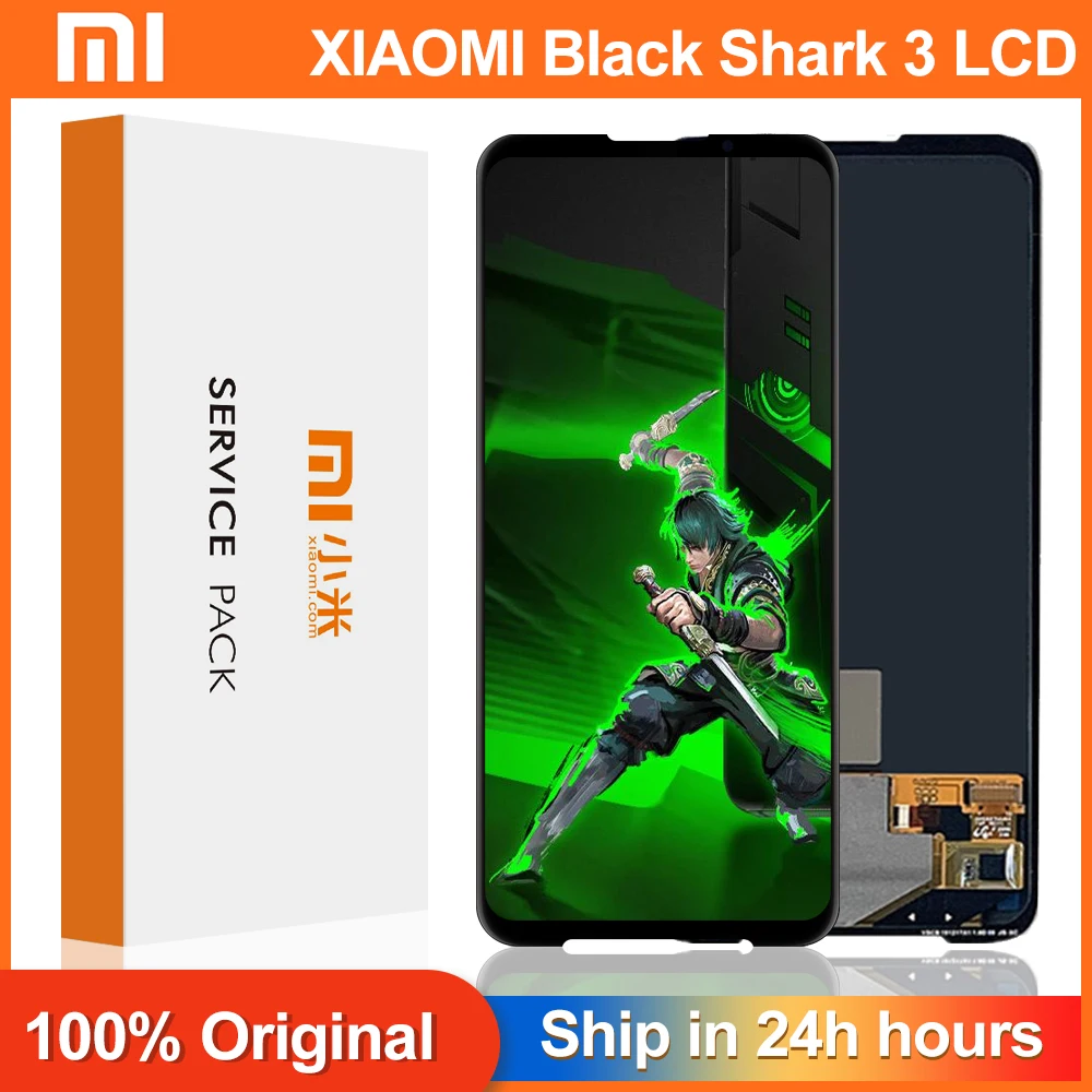 ЖК-дисплей 6 67 ''для Xiaomi Black Shark 3 с сенсорным стеклом дигитайзер полная сборка