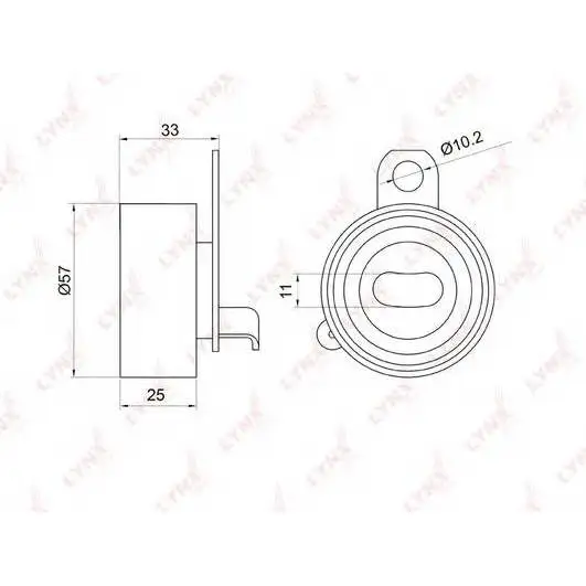 Roller tension TIMING belt TOYOTA AVENSIS(T22) 1.6-1.8 97-00/CAR