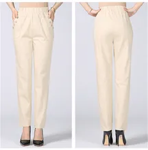  Plus Size 5XL High Waist Stretch Long Pants Women Cotton Straight Trousers Women Pantalon Femme Work Office Ladies Pants PZ2124 