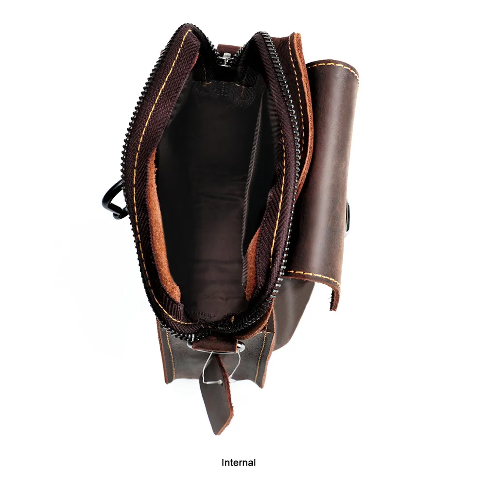 Modern Mobile Office Leather Messenger Bag