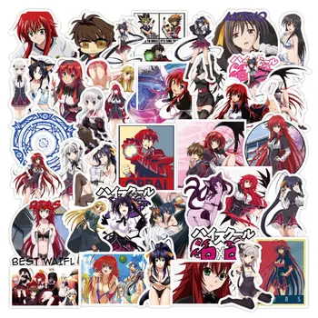 

50Pcs/Pack High School DxD Japanese Anime Mixed Sticker For Motorcycle Skateboard Laptop Bicycle Trunk Backpack Waterproof