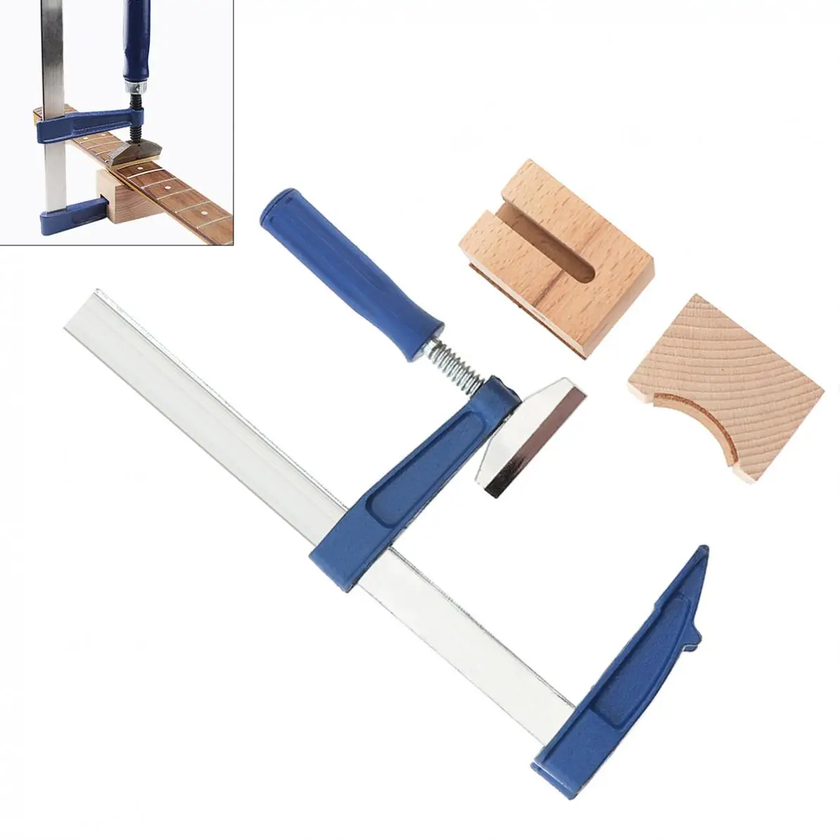 

Guitar Fret Press Caul Luthier Tool with Wooden Soundhole Cauls for Acoustic / Folk / Electric guitar & Bass Hot
