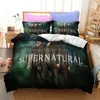 Supernatural Bedding Set Supernatural TV Series Sam Dean Duvet Covers Comforter Cover Sets Bedclothes Bed Linen Set Decor Home 5