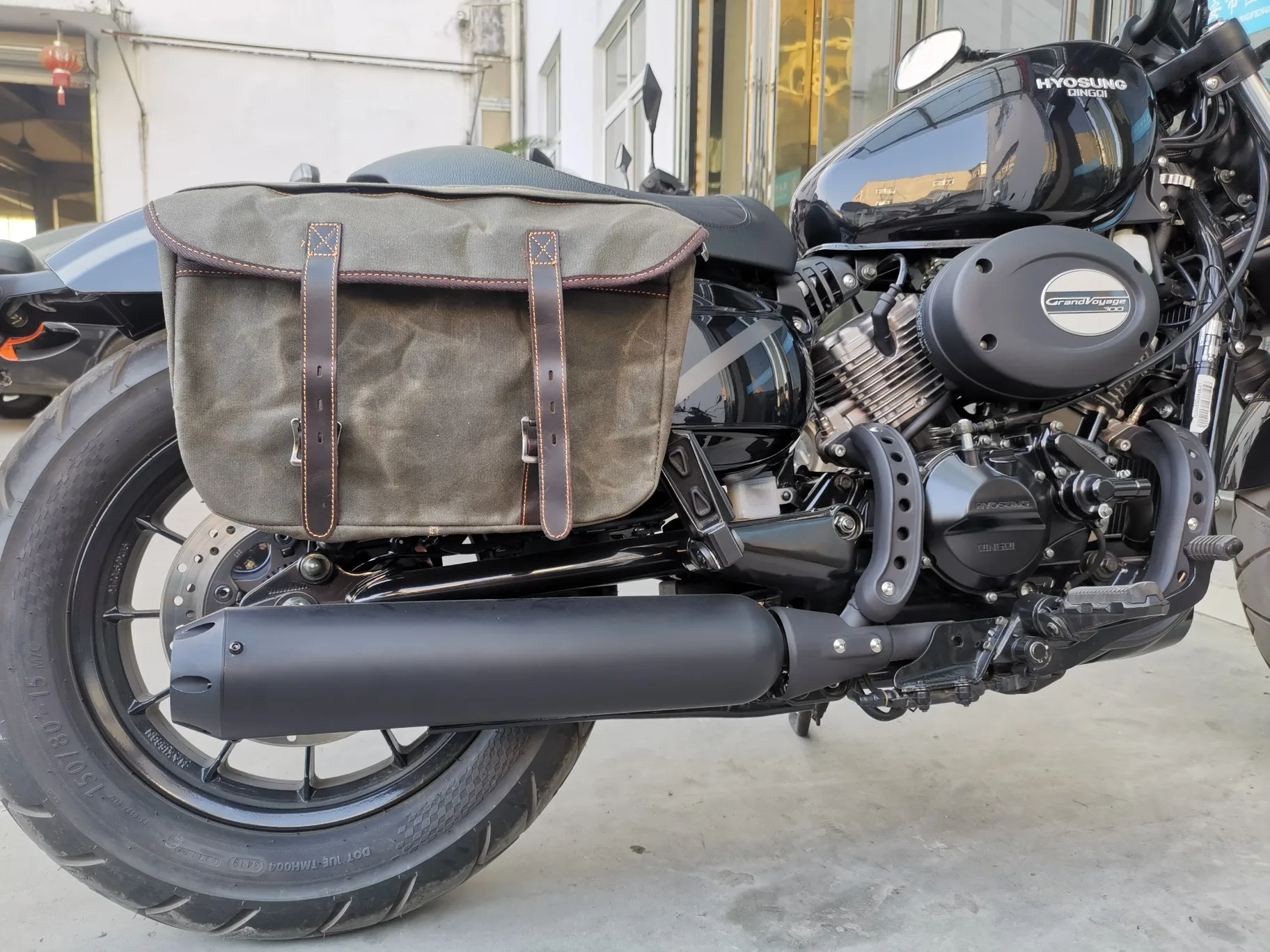 Vintage Motorcycles Accessories Bag Side Bag Saddle Bag For