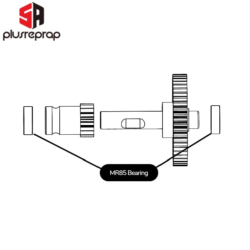 Clonado Btech Dual Drive Kit de Extrusão para Prusai3 Mk8 Faça Você Mesmo Vor-on 1.75 mm Filamento Alimentação Acessórios da Impressora 3d - Imagem 5