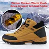 Brand Winter Snow Boots Warm Plush Men's Boots Outdoor Non-slip Hiking Boots Waterproof Men's Ankle Boots Walking Boots Size 47 ► Photo 2/6
