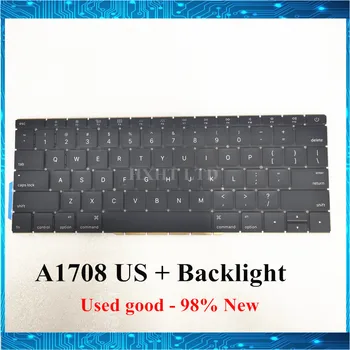 

Original Used A1708 US Keyboard with Backlight For Macbook Pro 13.3" Retina A1708 Laptop keyboard MLL42 MPXQ2 Late 2016 Mid 2017