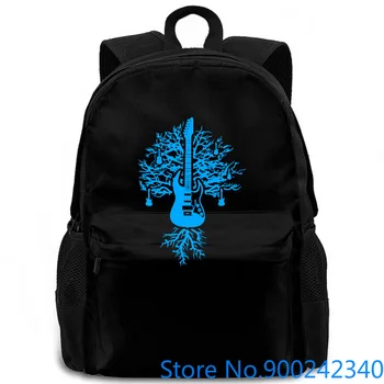

Guitar Tree and- Graphic Brand Harajuku Hipster Female Ladies Color Painted women men backpack laptop travel school adult